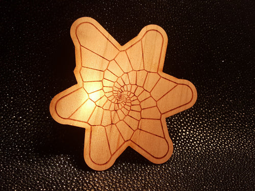 1" Custom Wood Stickers
